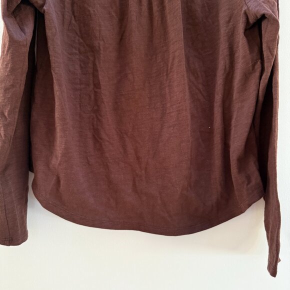 NWT Anthem the Label Long Sleeve Popover Slub Henley. Size Small - Picture 10 of 11